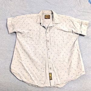 United By Blue Bee denim casual short button up M